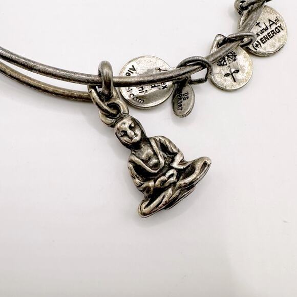 Alex and Ani Buddha Bracelet Bangle Casual Boho Bohemian Festival Summer Jewelry - Picture 2 of 6